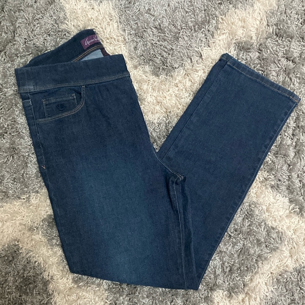 Gloria Vanderbilt Blue Straight Leg Jeans